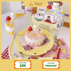 Bánh Kem Sinh Nhật Gấu Dâu