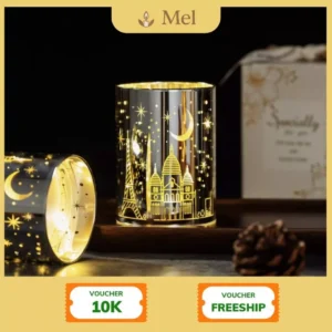 Nến Thơm Cốc Thủy Tinh Mel
