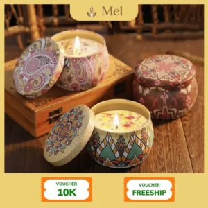 nến thơm hộp thiếc